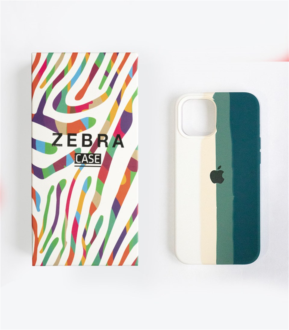 Iphone 12 Mini Rainbow Blue Lansman Kılıf