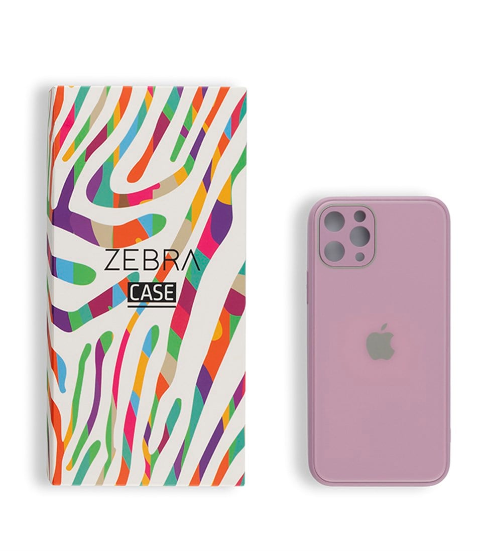 Iphone 12 Rose Pink Glass Serisi Kılıf