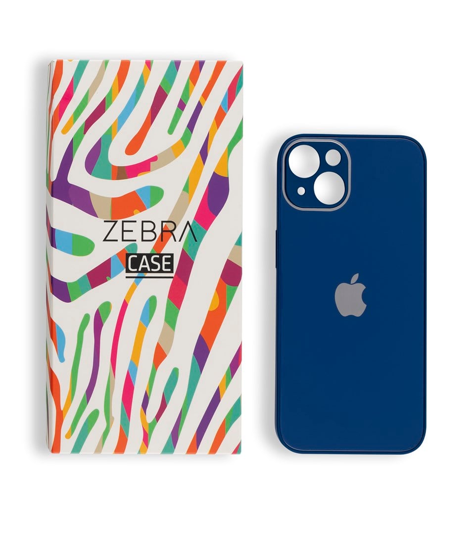 Iphone 13 Midnight Blue Glass Serisi Kılıf