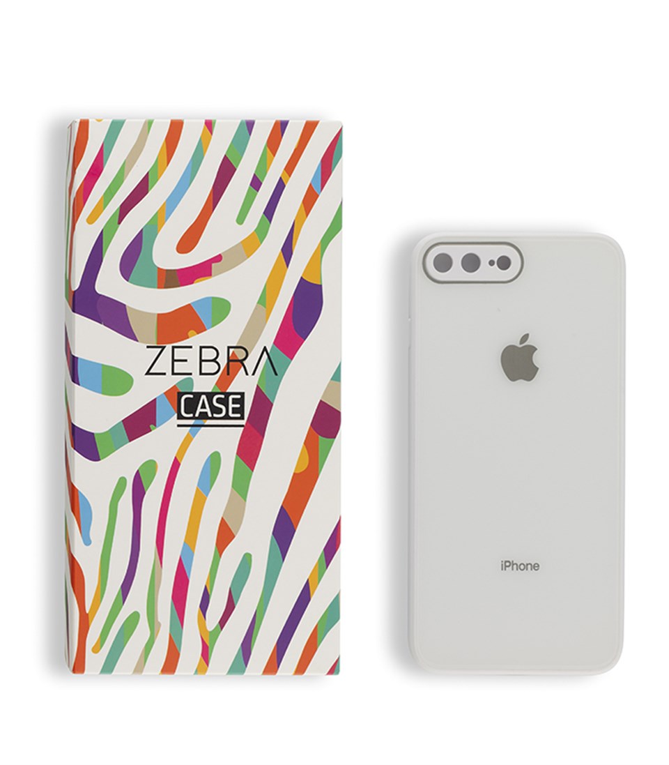 Iphone 7 Plus / 8 Plus Beyaz Glass Serisi Kılıf