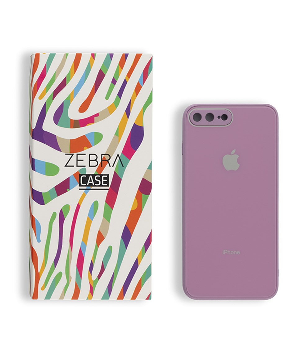 Iphone 7 Plus / 8 Plus Rose Pink Glass Serisi Kılıf