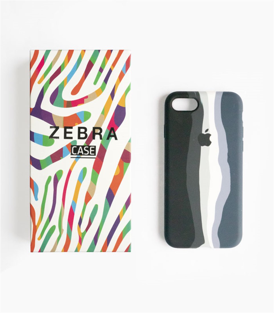 Iphone 7/8 Rainbow Black Lansman Kılıf