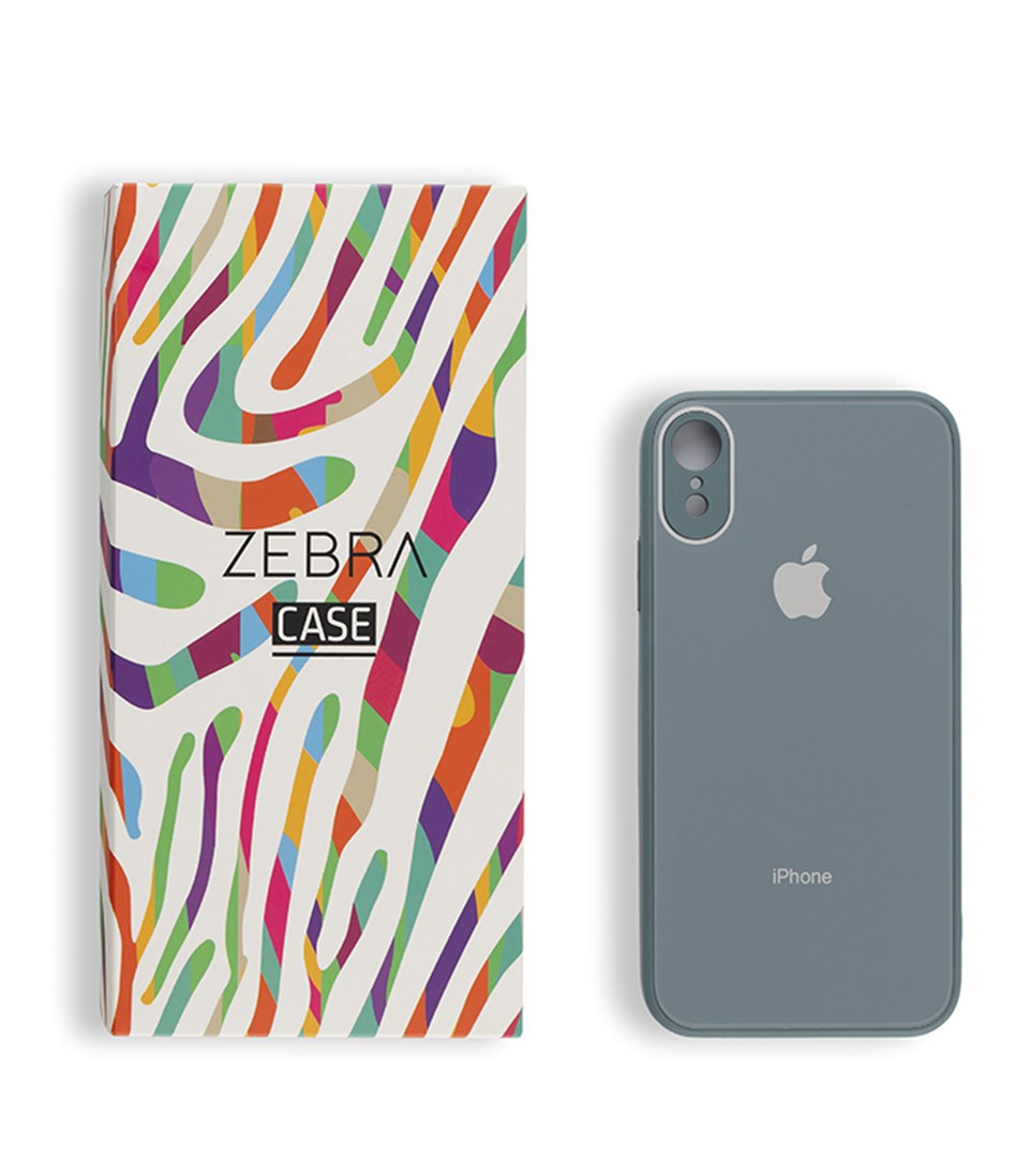 Iphone XR Çam Yeşili Glass Serisi Kılıf