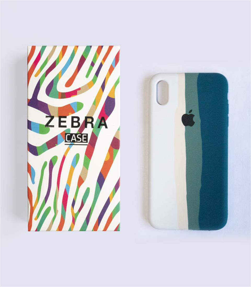 Iphone XR Rainbow Blue Lansman Kılıf