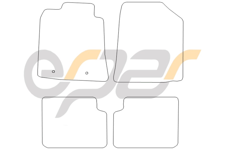 Toyota Corolla Halı Paspas 2013 Sonrası 