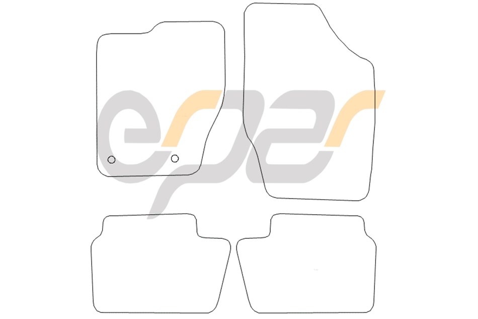 CITROEN c4 Kauçuk Paspas 2010 Sonrası 