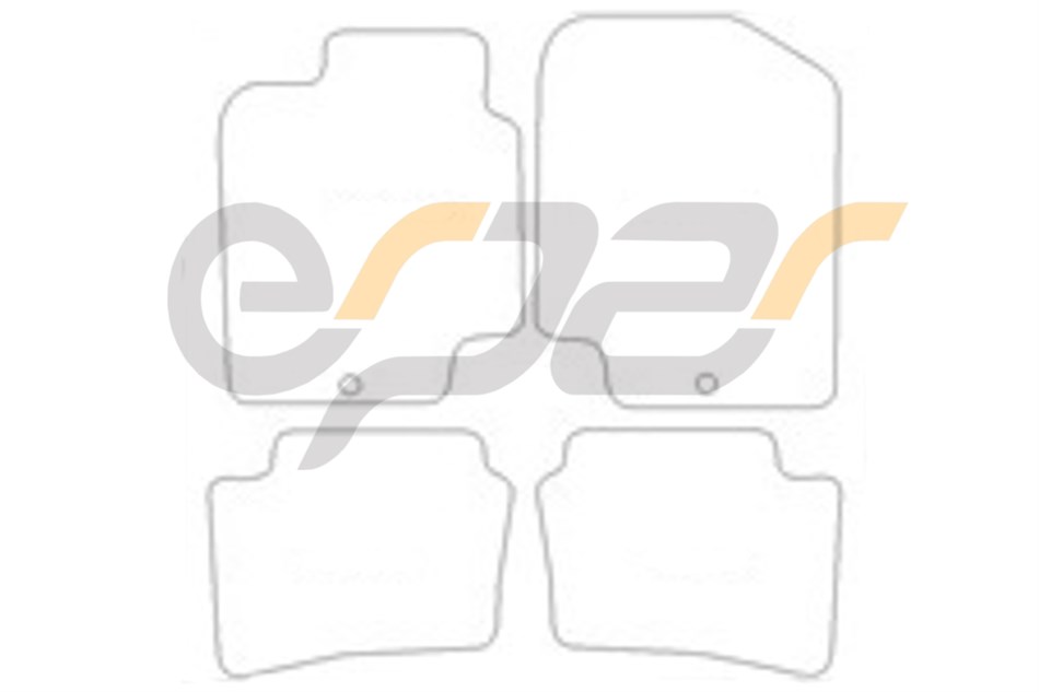 Hyundai i20 Kauçuk Paspas 2008-2014 Arası 