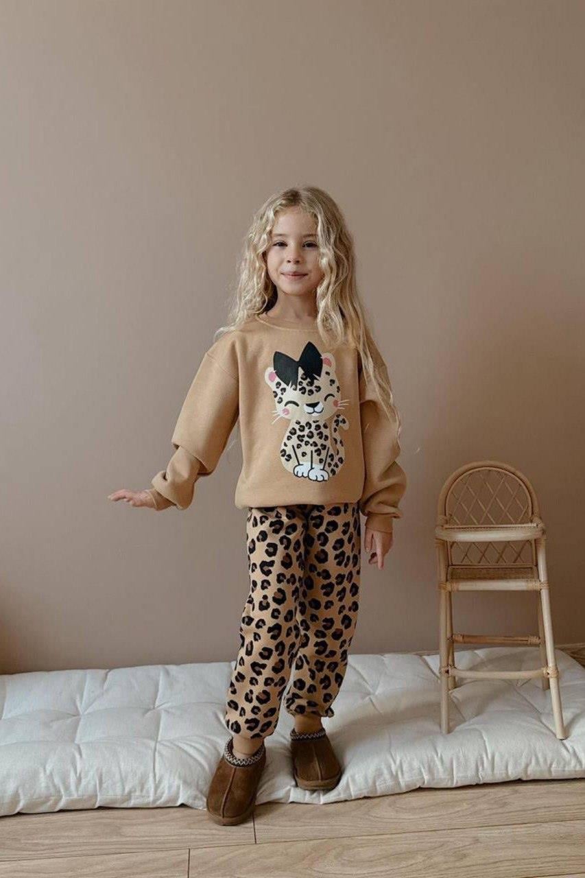 Leopar Kedi Bas. Üçip Takım