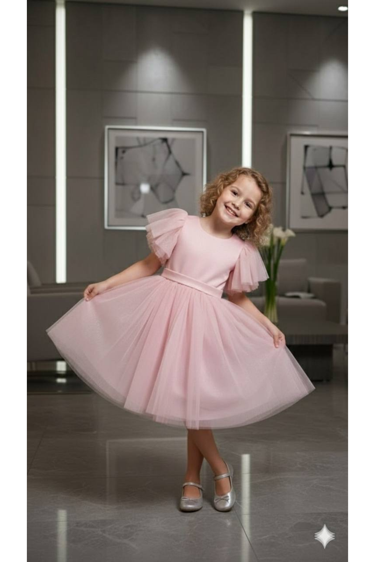 LUVİA OMZU TÜL ELBİS