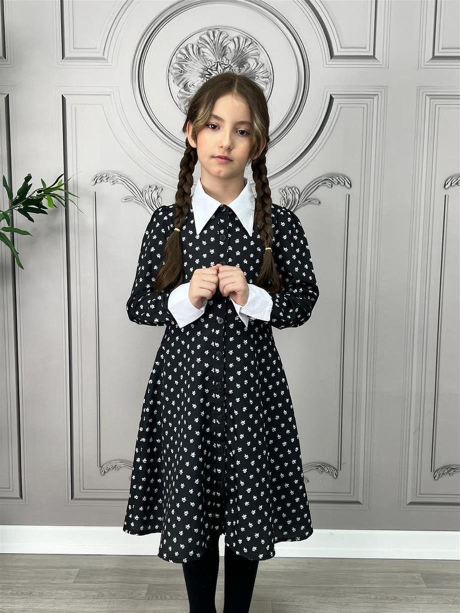 Wednesday Kumaş Elbise 9/13