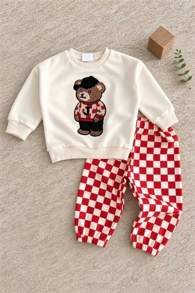 J Bear Puch Sweatshirt - Pantolon Pinterest Takım - Kırmızı Dama