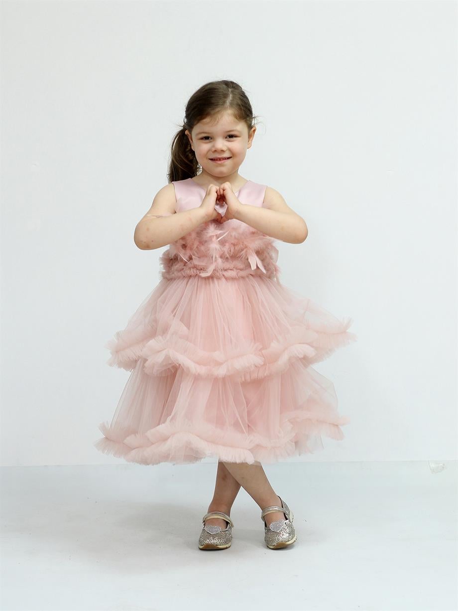 3863 Elbise Gül Kurusu