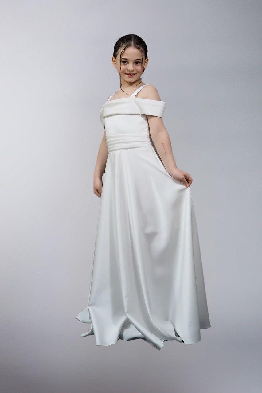 Bertula 4822 Saten Askılı Abiye