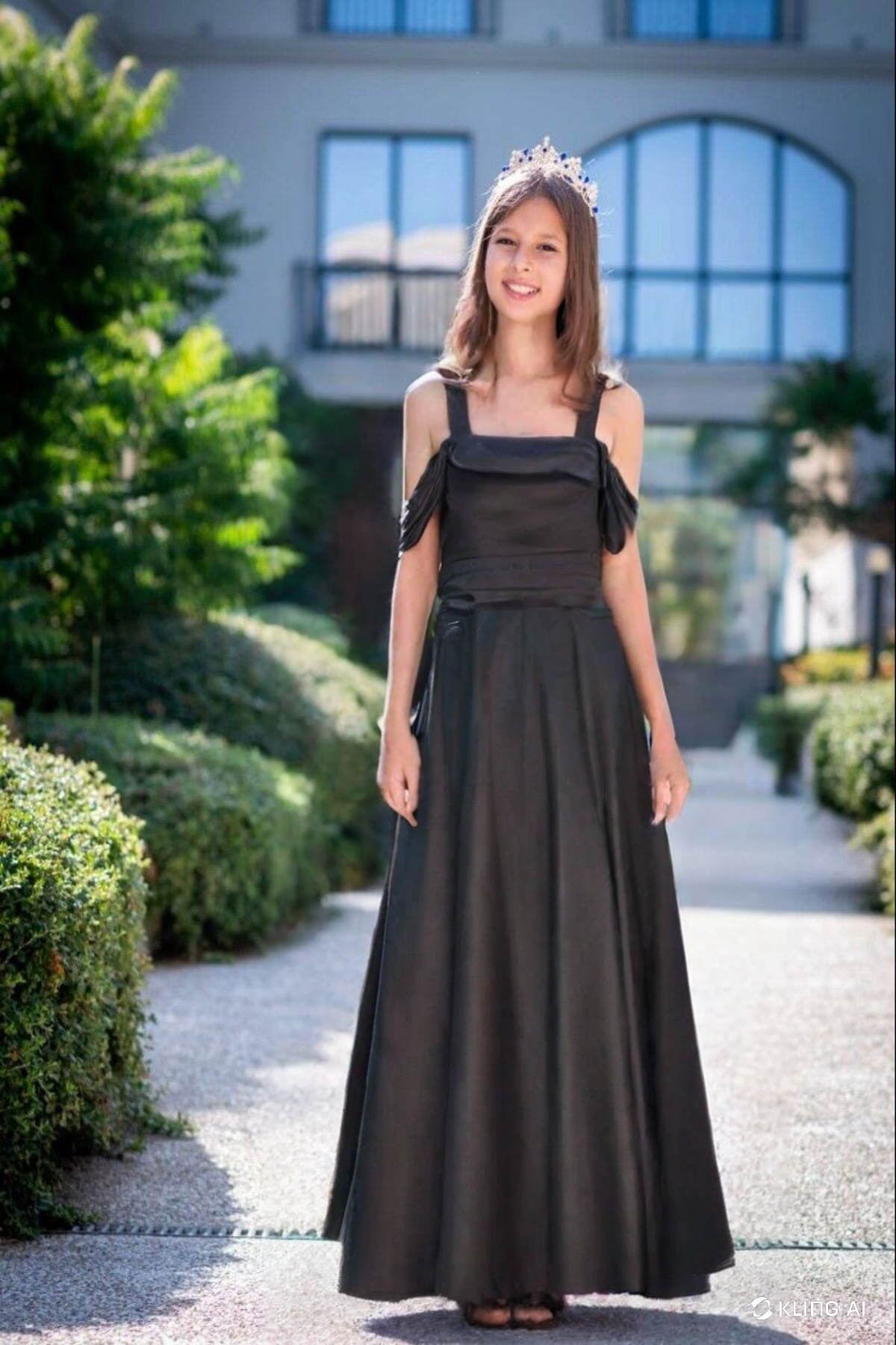 Bertula 4822 Saten Askılı Abiye