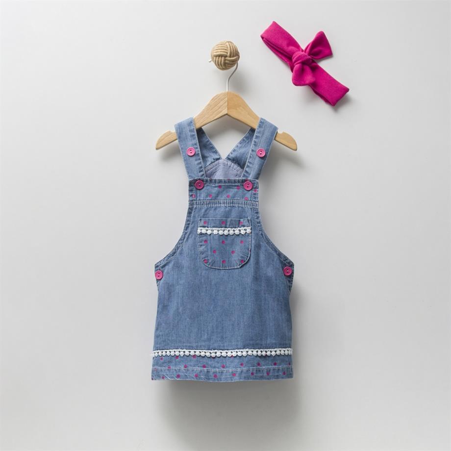 Dantelli Kız Kot Jile - Kot