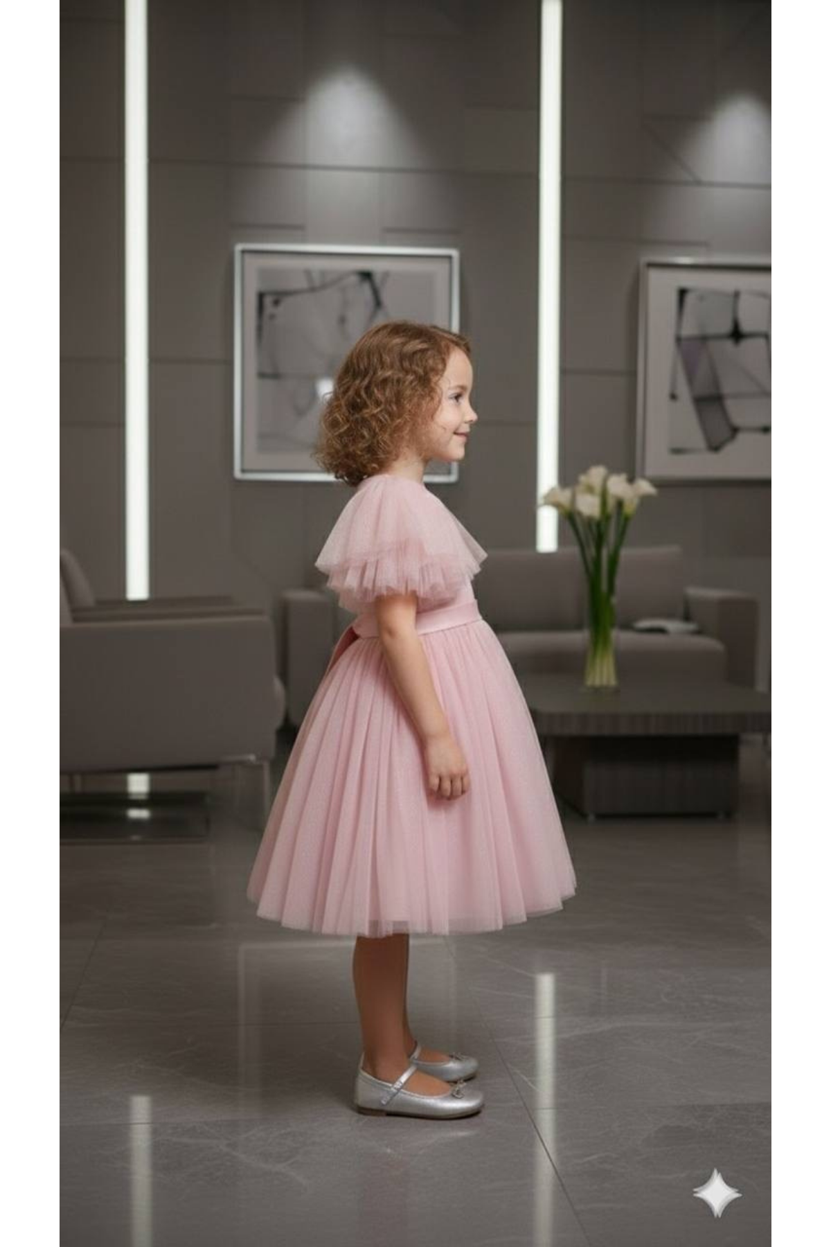 LUVİA OMZU TÜL ELBİS