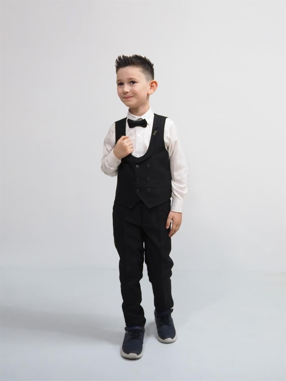 M.A Yelekli Takım Siyah 5/8