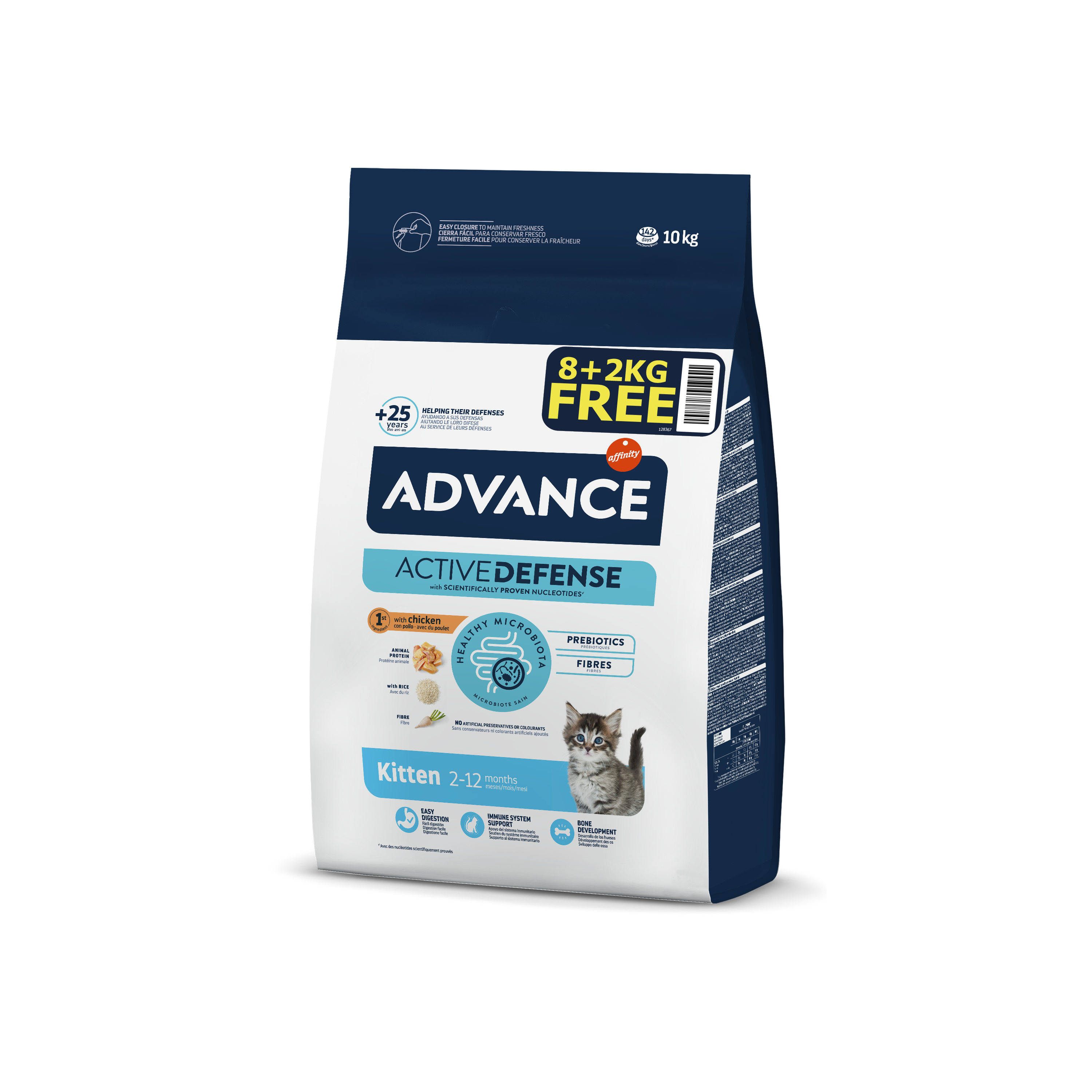Advance Cat Kıtten Chıcken & Rıce 8+2 Bonus Paket