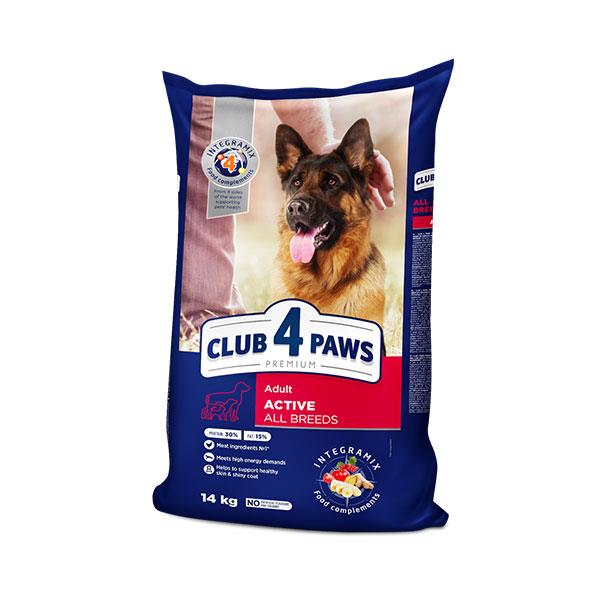 Club4Paws Premium Active Tüm Irk Yetişkin Köpek Maması 14 Kg
