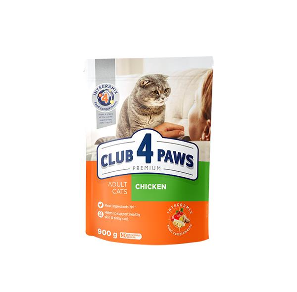 Club4Paws Premium Tavuklu Yetişkin Kedi Maması 900 Gr