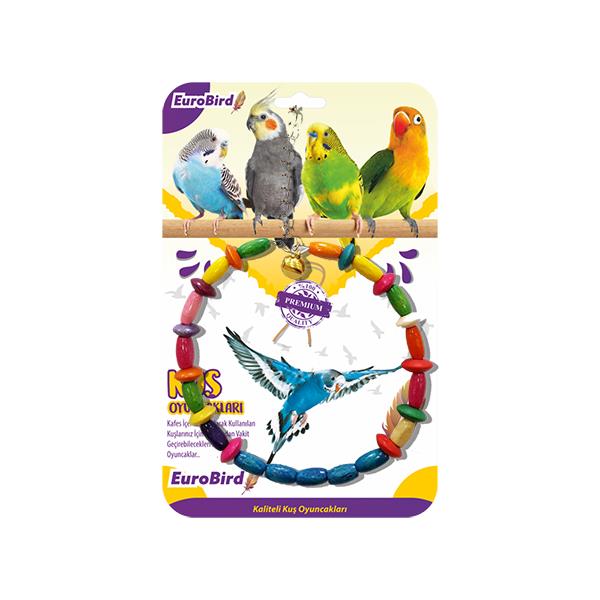 EuroBird Kuş Oyuncağı Renkli Daire Salıncak