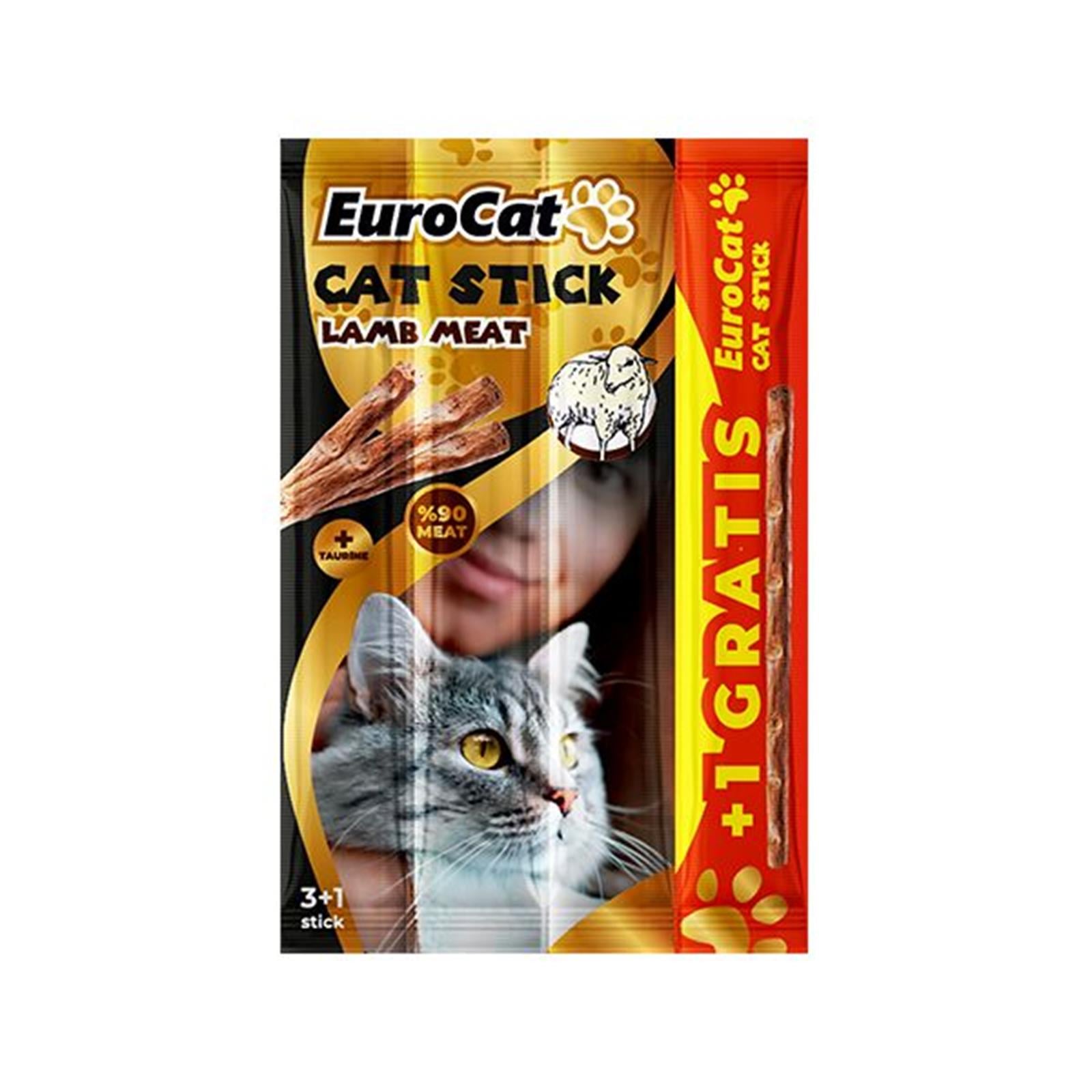 EuroCat CatStick Kuzu Etli 4x5 gr