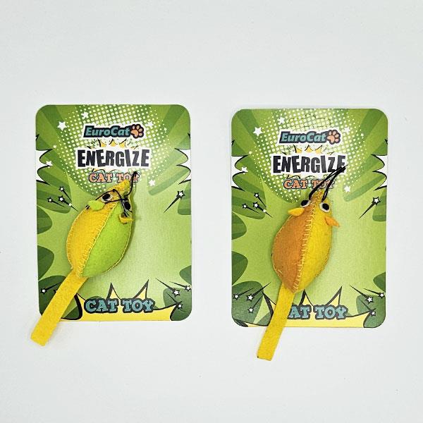 EuroCat Kedi Oyuncağı İnce Sırtlı Fare 13cm