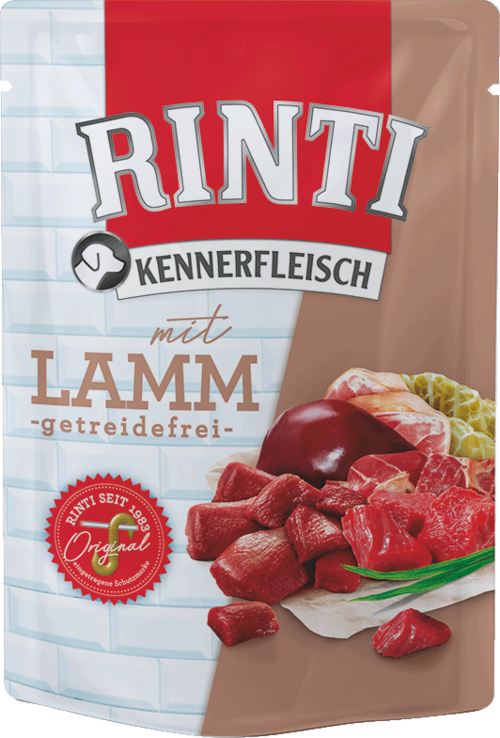 Rıntı Kuzulu Pouch Köpek Maması 400g