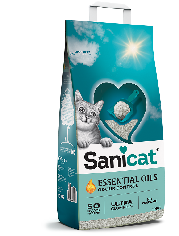 Sanicat Essential Oils Kokusuz Kedi Kumu 10 Kg