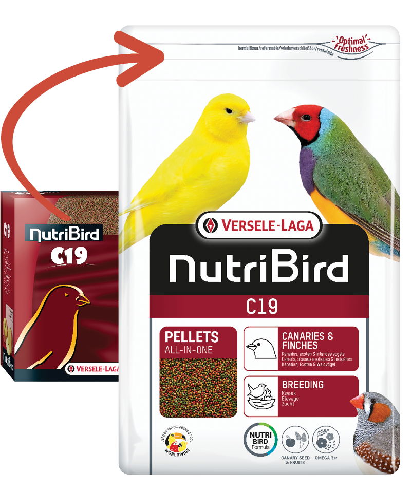 Versele Laga Nutrıbırd C19 Kanarya - Finch Pelet Yem 10kg