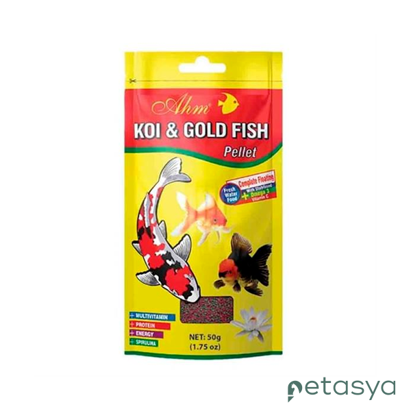 Ahm Koi Goldfish Pellet Balık Yemi 50ml