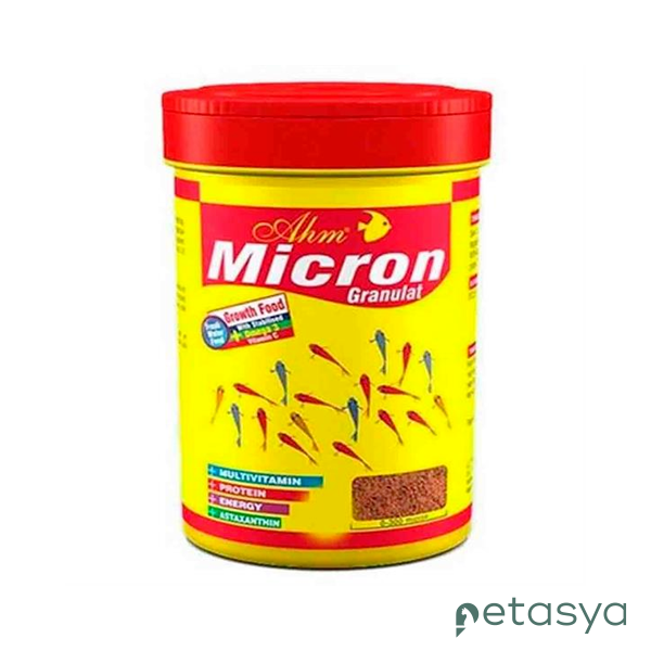 AHM Micron Granulat Yavru Balık Yemi 100ml