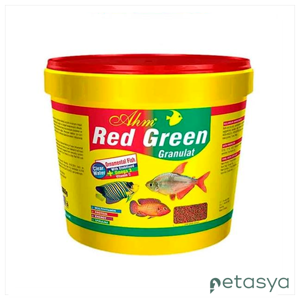 Ahm Red Green Granulat Balık Yemi 3kg
