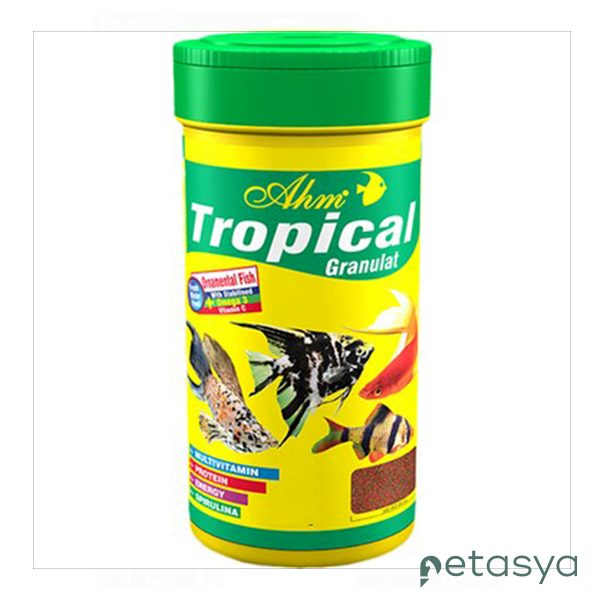 Ahm Tropical Granulat Balık Yemi 250ml