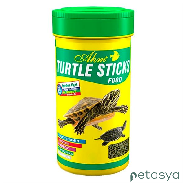 AHM Turtle Sticks Green Food Kaplumbağa Yemi 100ml