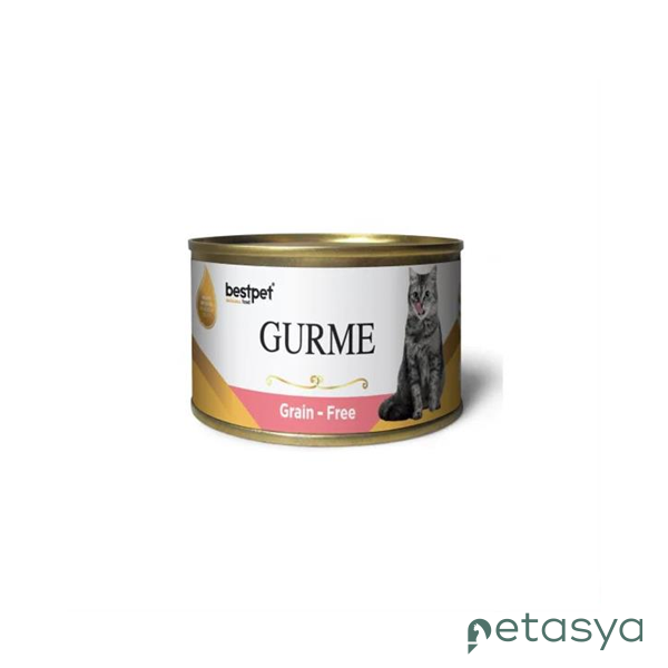 BestPet Gurme Jöle İçinde Somonlu  Tahılsız Kısırlaştırılmış Kedi Konservesi 100 Gr