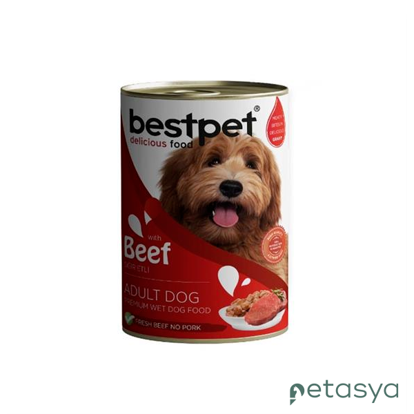 BestPet Sığır Etli Yetişkin Köpek Konservesi 400gr