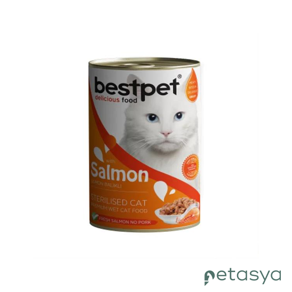BestPet Somonlu  Kısırlaştırılmış Kedi Konservesi 400 Gr