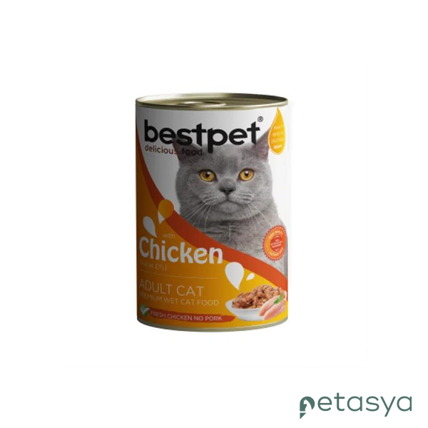 BestPet Tavuklu Yetişkin Kedi Konservesi 400 Gr