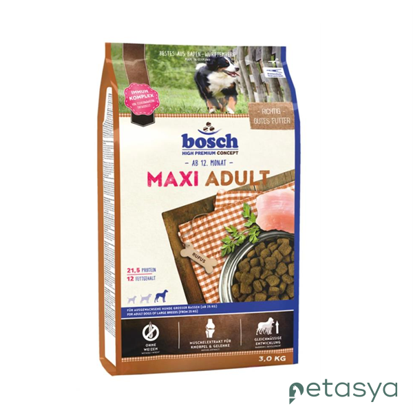 Bosch Kuzulu ve Pirinçli Büyük Irk  Yetişkin Köpek Maması 3 Kg