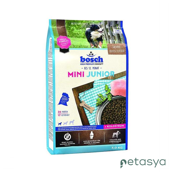 Bosch Mini Taze Kümes Hayvanlı Küçük Irk  Yavru Köpek Maması 3 Kg