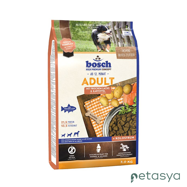Bosch Somonlu ve Patatesli  Yetişkin Köpek Maması 3 Kg