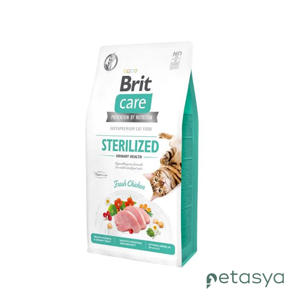 Brit Care Hypo-Allergenic  Üriner Sistem Sağlığı için Tahılsız Kısırlaştırılmış Kedi Maması 2 Kg