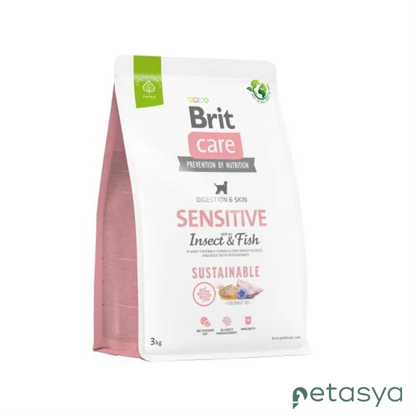 Brit Care Sensitive Digeston  Balıklı Larva Proteinli Yetişkin Köpek Maması 3 Kg