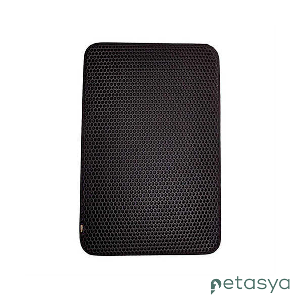 Cattie Elekli Kedi Tuvaleti Önü Paspası  50x75cm(Siyah)