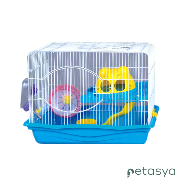 Dayang Aksesuarlı Hamster Kafesi Seti 45x30x45cm