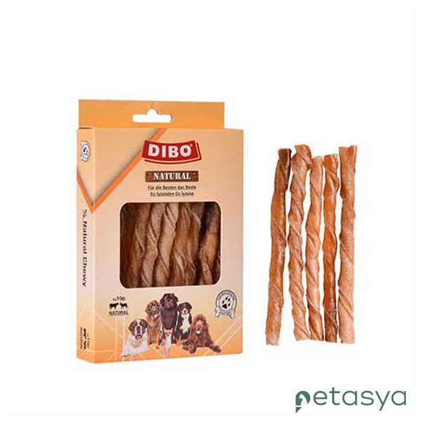 Dibo Naturel Burgu Çubuk  Köpek Ödül Maması 100gr