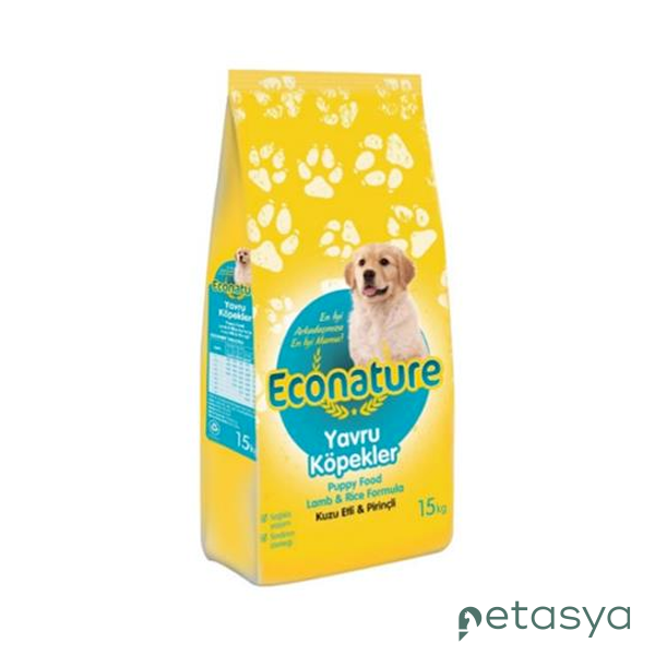 Econature Kuzu Etli Yavru Köpek Maması 15 Kg
