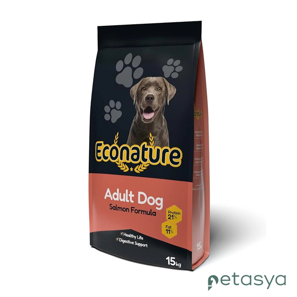 Econature Somonlu Yetişkin Köpek Maması 15 Kg