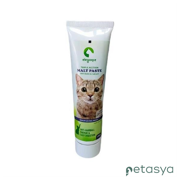 Elegance Malt-Soft Extra Tüy Yumağı Önleyici  Kedi Macunu 100gr
